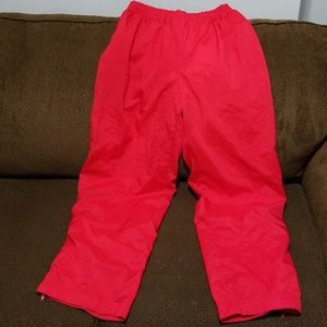 Tonix men's red size large fully lined sweat pants